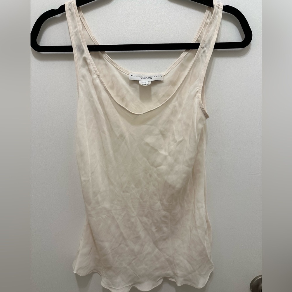 Carolina Herrera Silk Tank